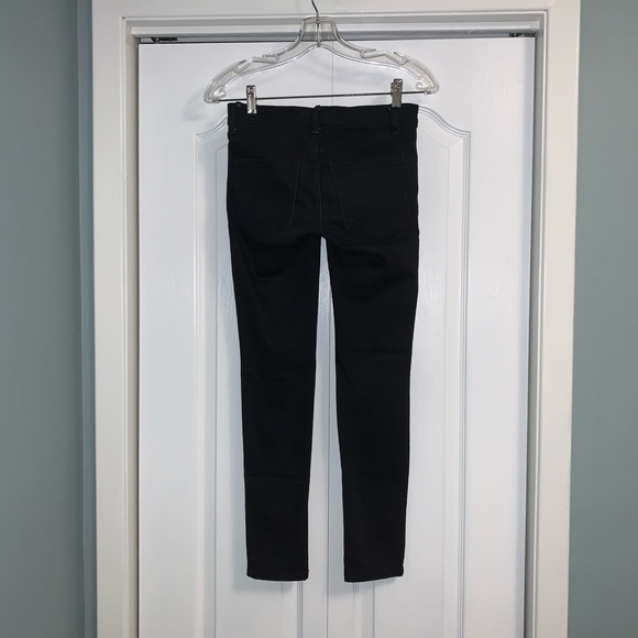 FREE PEOPLE low rise Black denim Jeans women’s size 24 - Picture 4 of 8